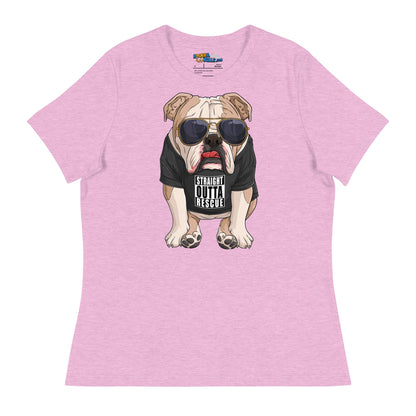 &quot;Straight Outta Rescue&quot; English Bulldog Women&