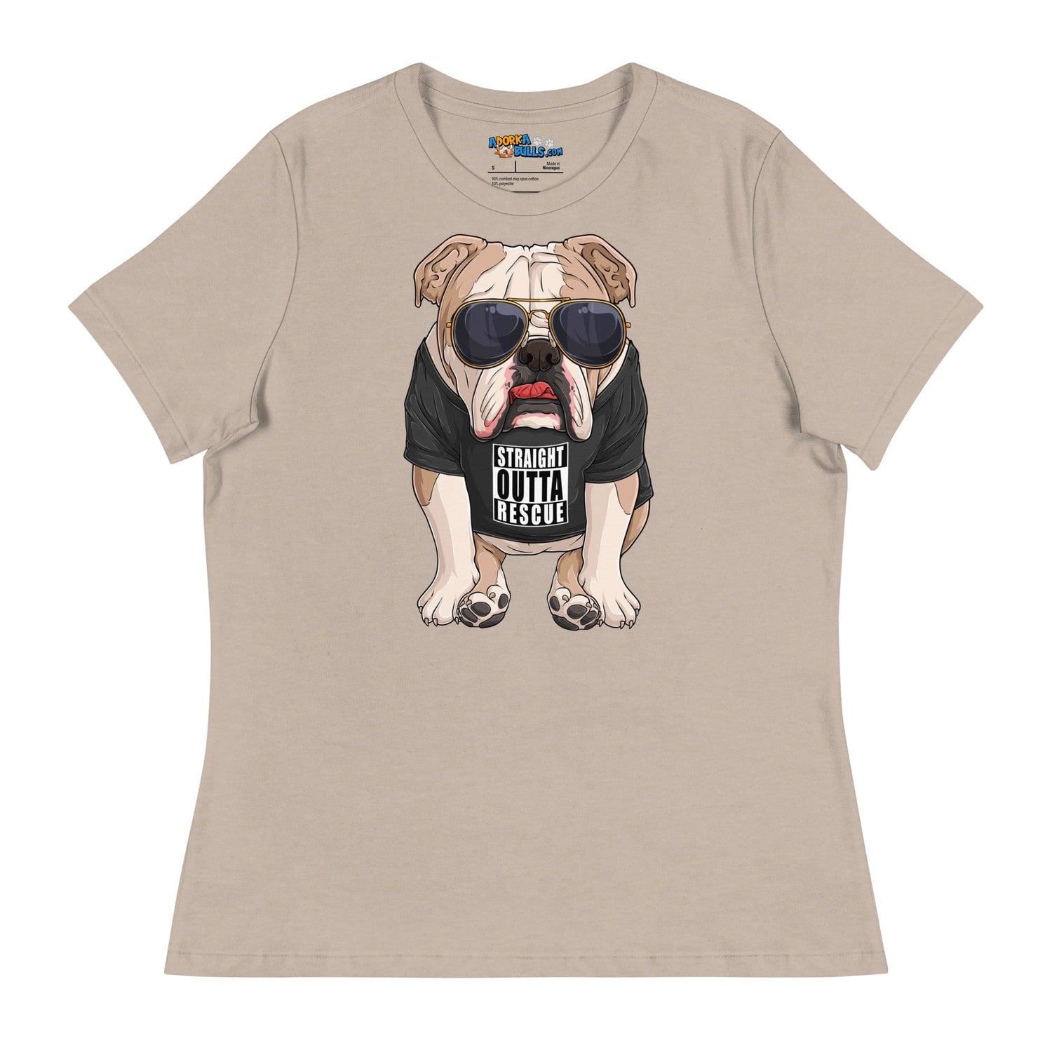 &quot;Straight Outta Rescue&quot; English Bulldog Women&