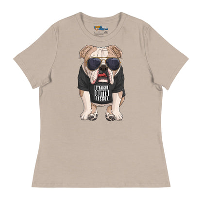 &quot;Straight Outta Rescue&quot; English Bulldog Women&