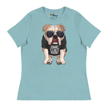 &quot;Straight Outta Rescue&quot; English Bulldog Women&