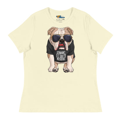 &quot;Straight Outta Rescue&quot; English Bulldog Women&