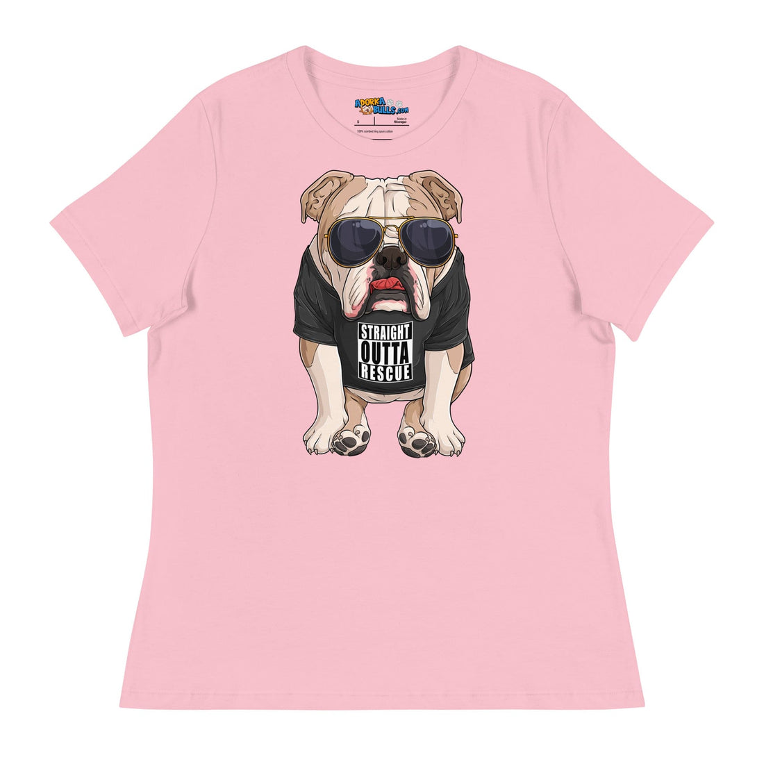 &quot;Straight Outta Rescue&quot; English Bulldog Women&