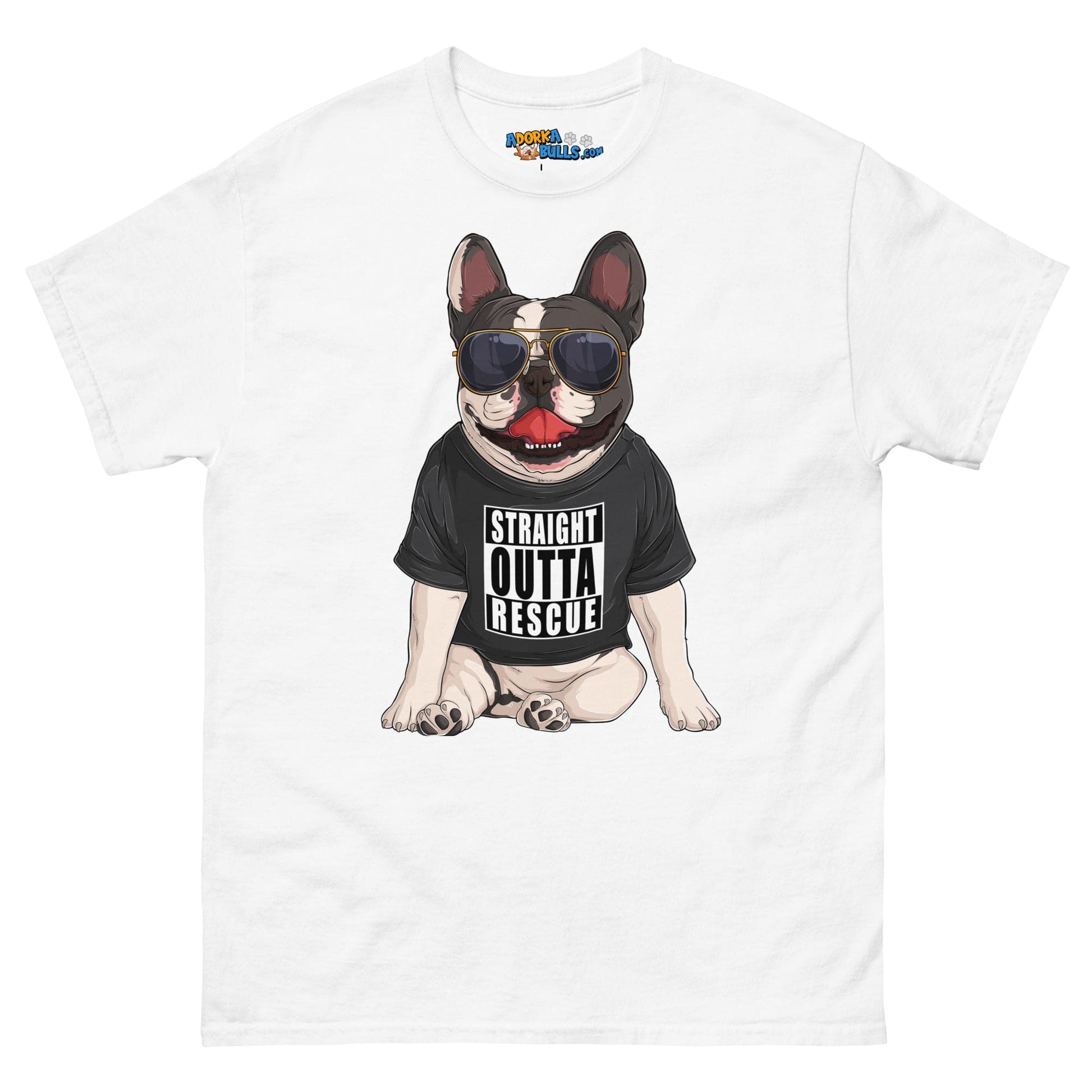 "Straight Outta Rescue" French Bulldog Men's Classic Tee