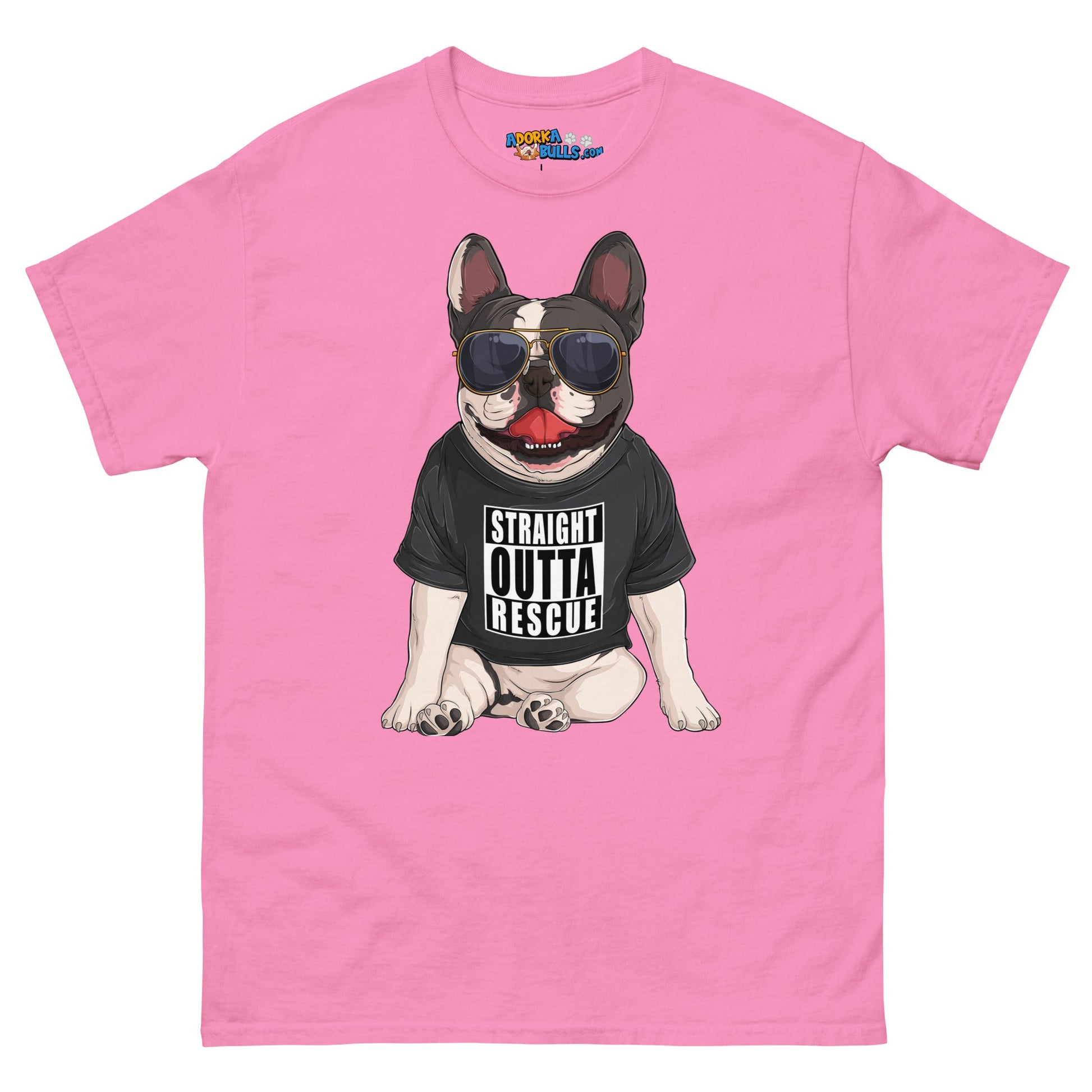 "Straight Outta Rescue" French Bulldog Men's Classic Tee