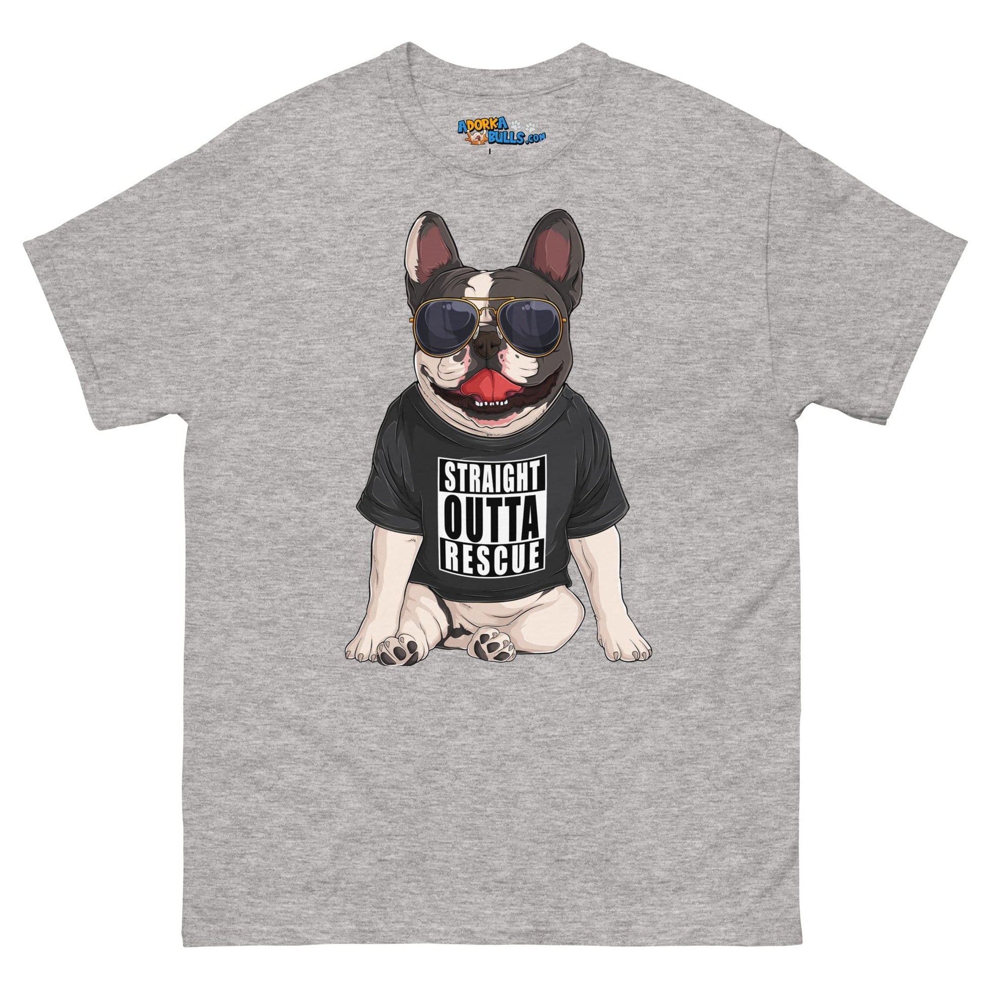 "Straight Outta Rescue" French Bulldog Men's Classic Tee