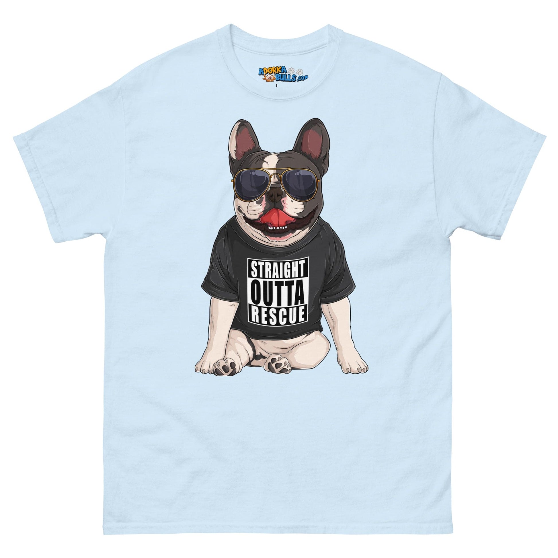 "Straight Outta Rescue" French Bulldog Men's Classic Tee