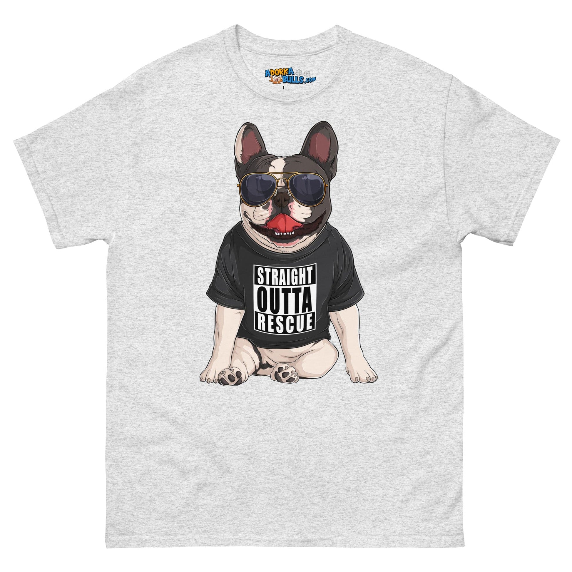 "Straight Outta Rescue" French Bulldog Men's Classic Tee