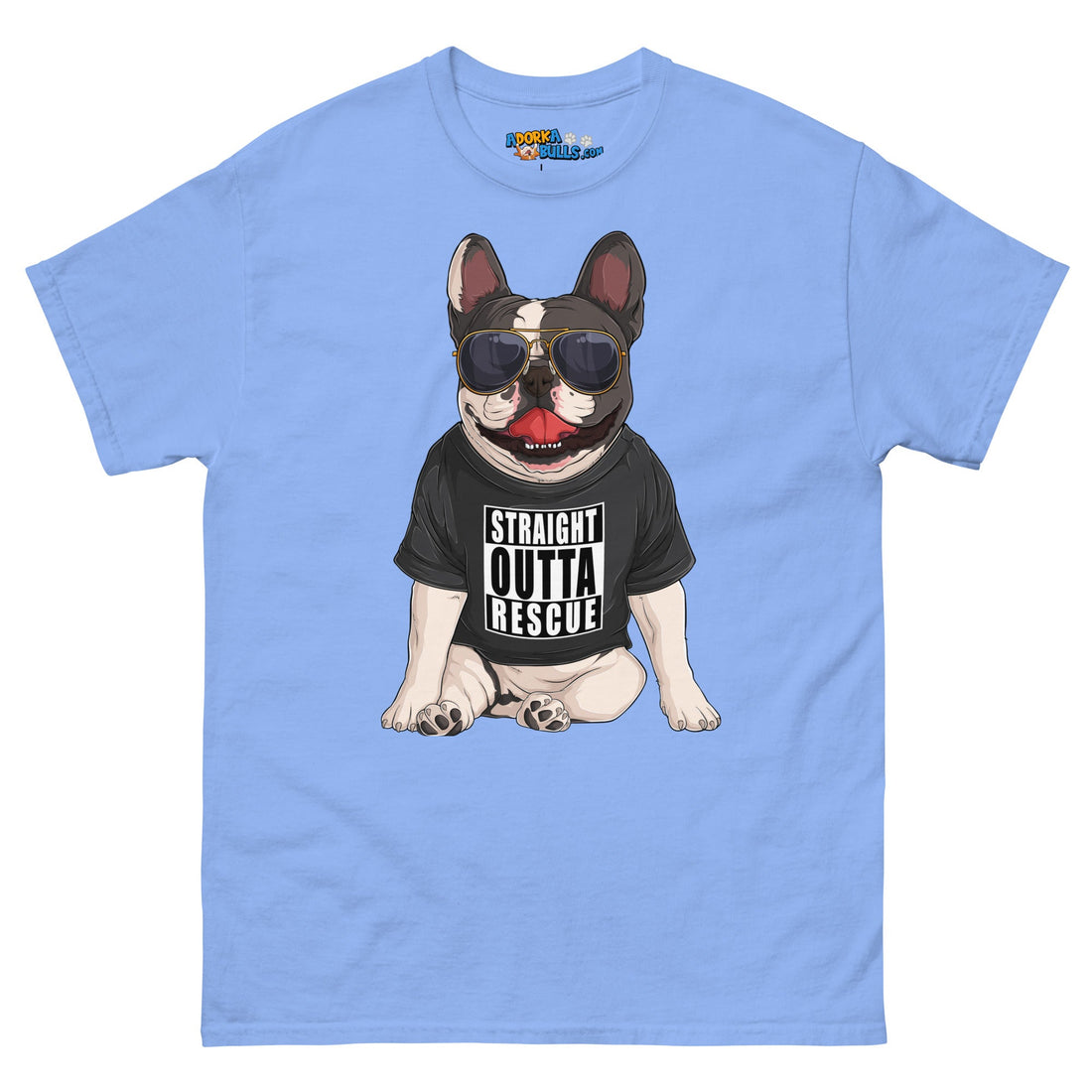 &quot;Straight Outta Rescue&quot; French Bulldog Men&