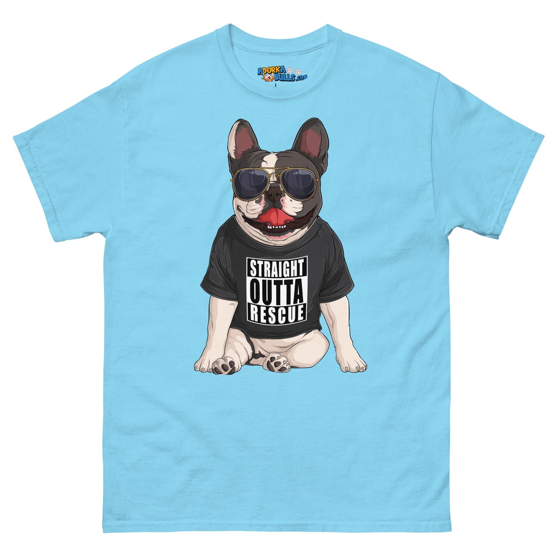 "Straight Outta Rescue" French Bulldog Men's Classic Tee