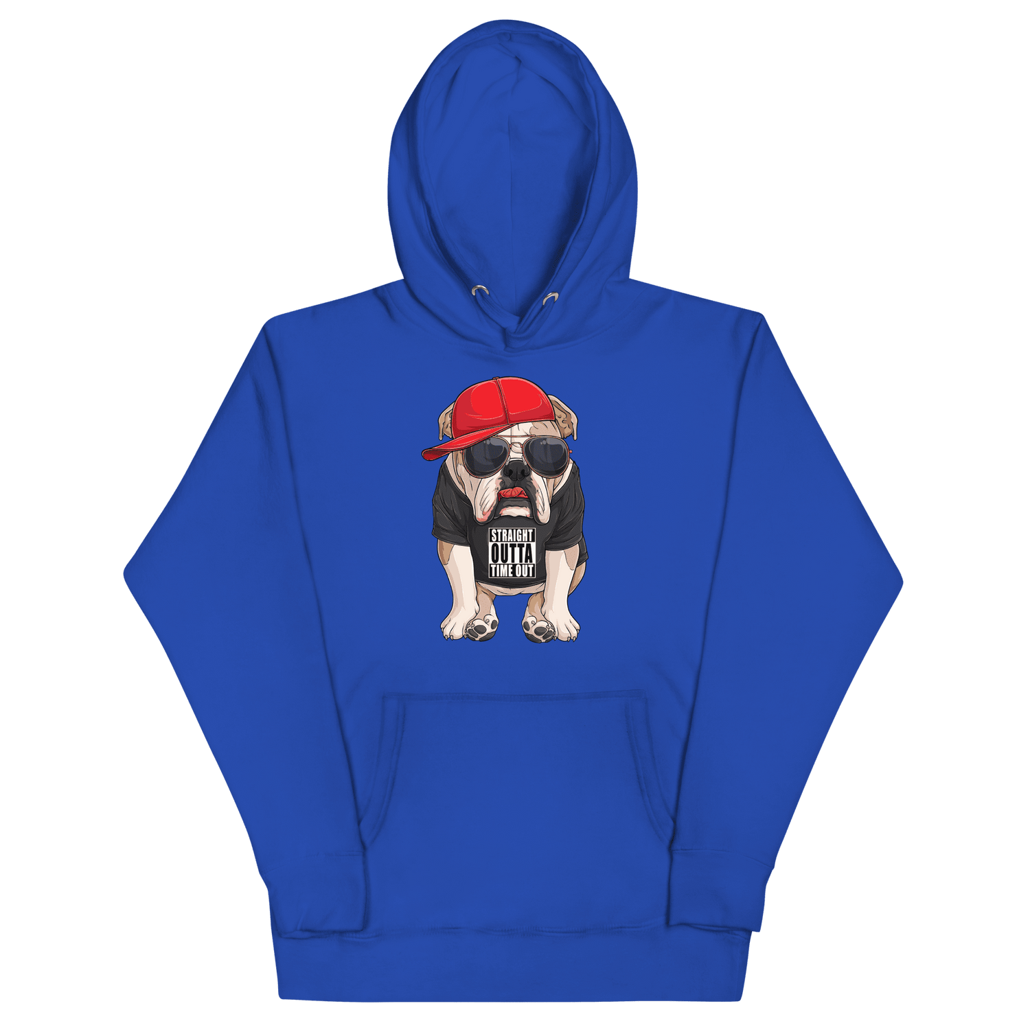 "Straight Outta Time Out" English Bulldog Unisex Hoodie