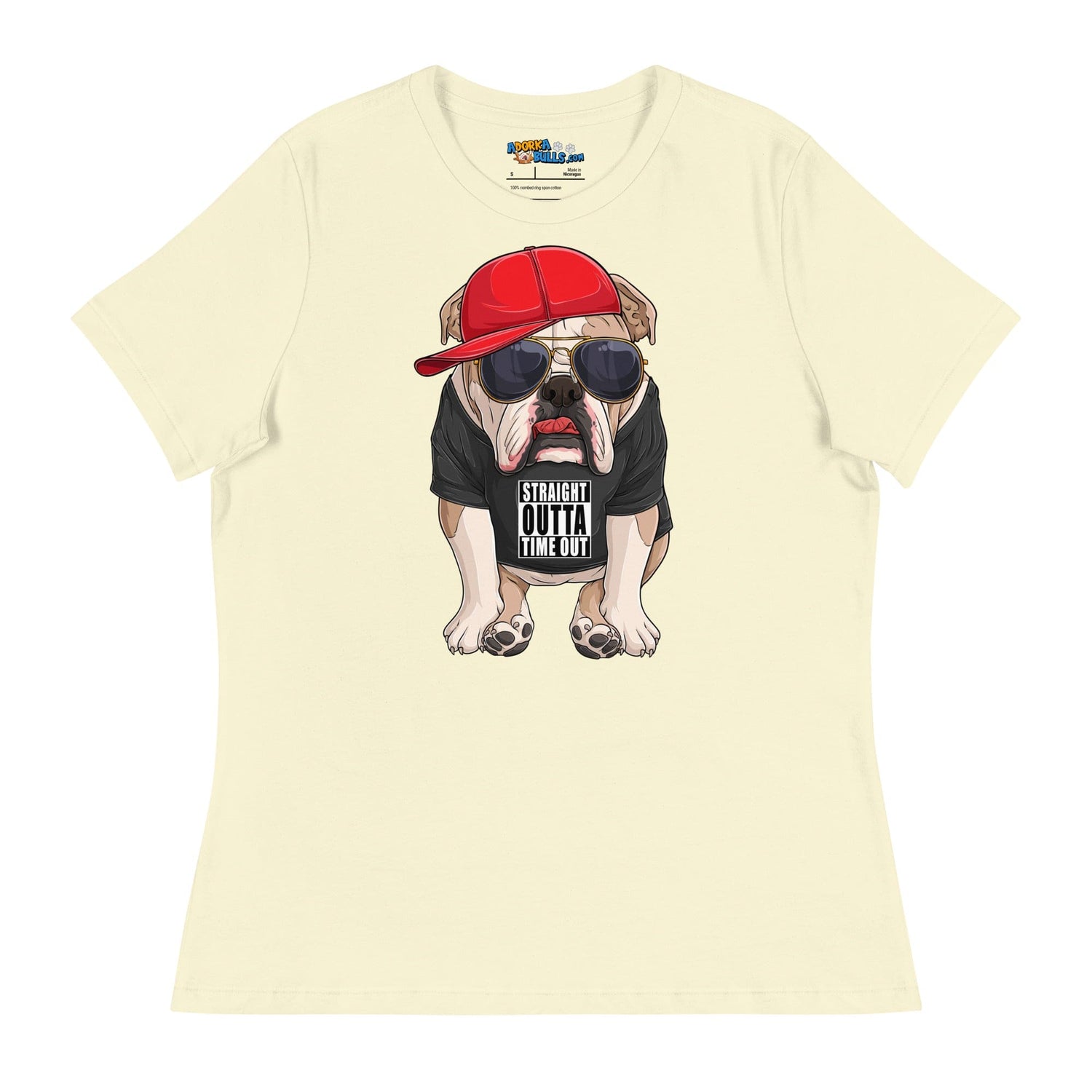 &quot;Straight Outta Time Out&quot; English Bulldog Women&