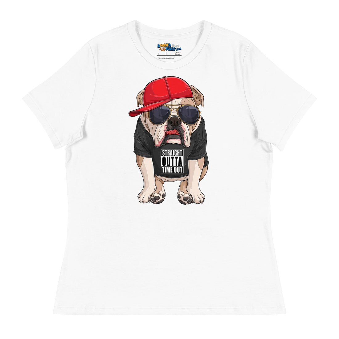 "Straight Outta Time Out" English Bulldog Women&