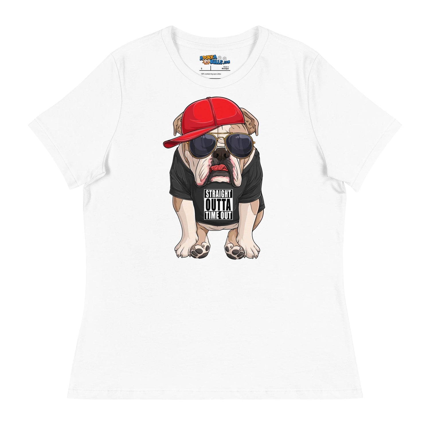 &quot;Straight Outta Time Out&quot; English Bulldog Women&