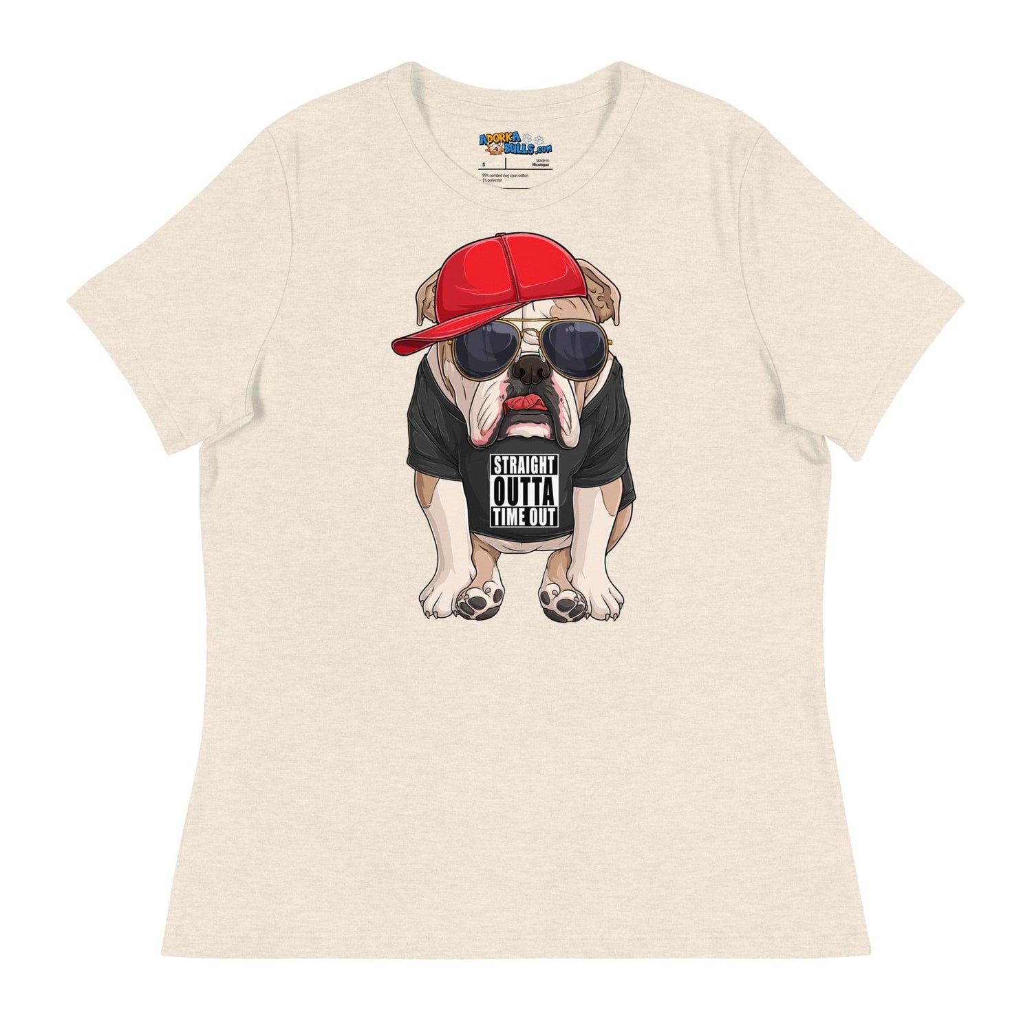 &quot;Straight Outta Time Out&quot; English Bulldog Women&