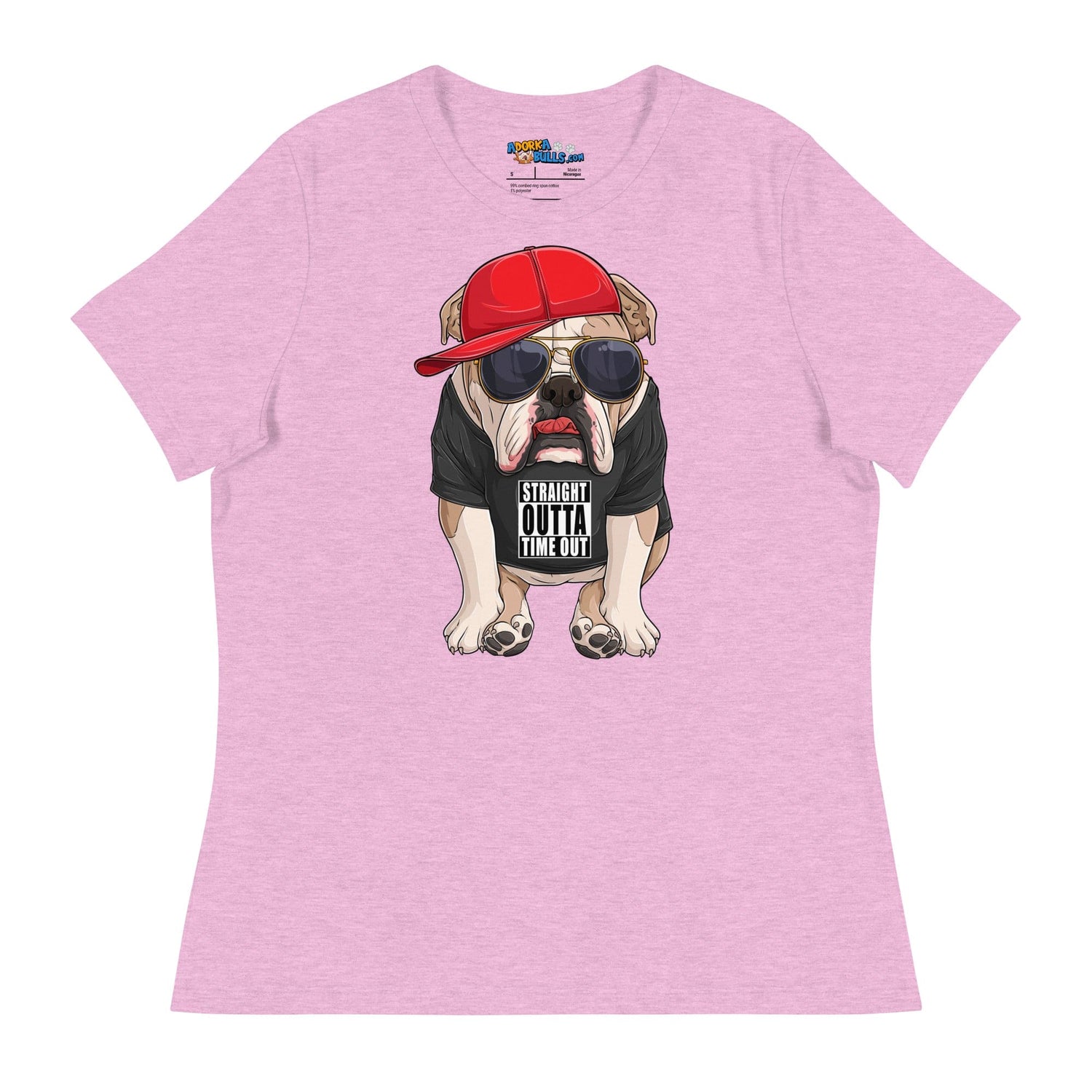 &quot;Straight Outta Time Out&quot; English Bulldog Women&