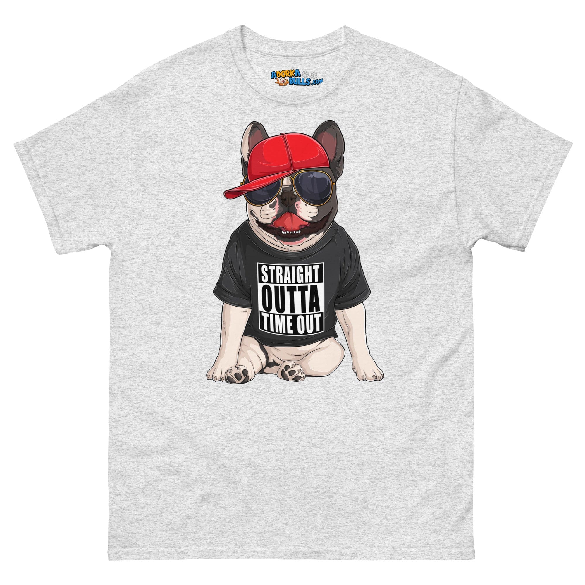 &quot;Straight Outta Time Out&quot; French Bulldog Men&