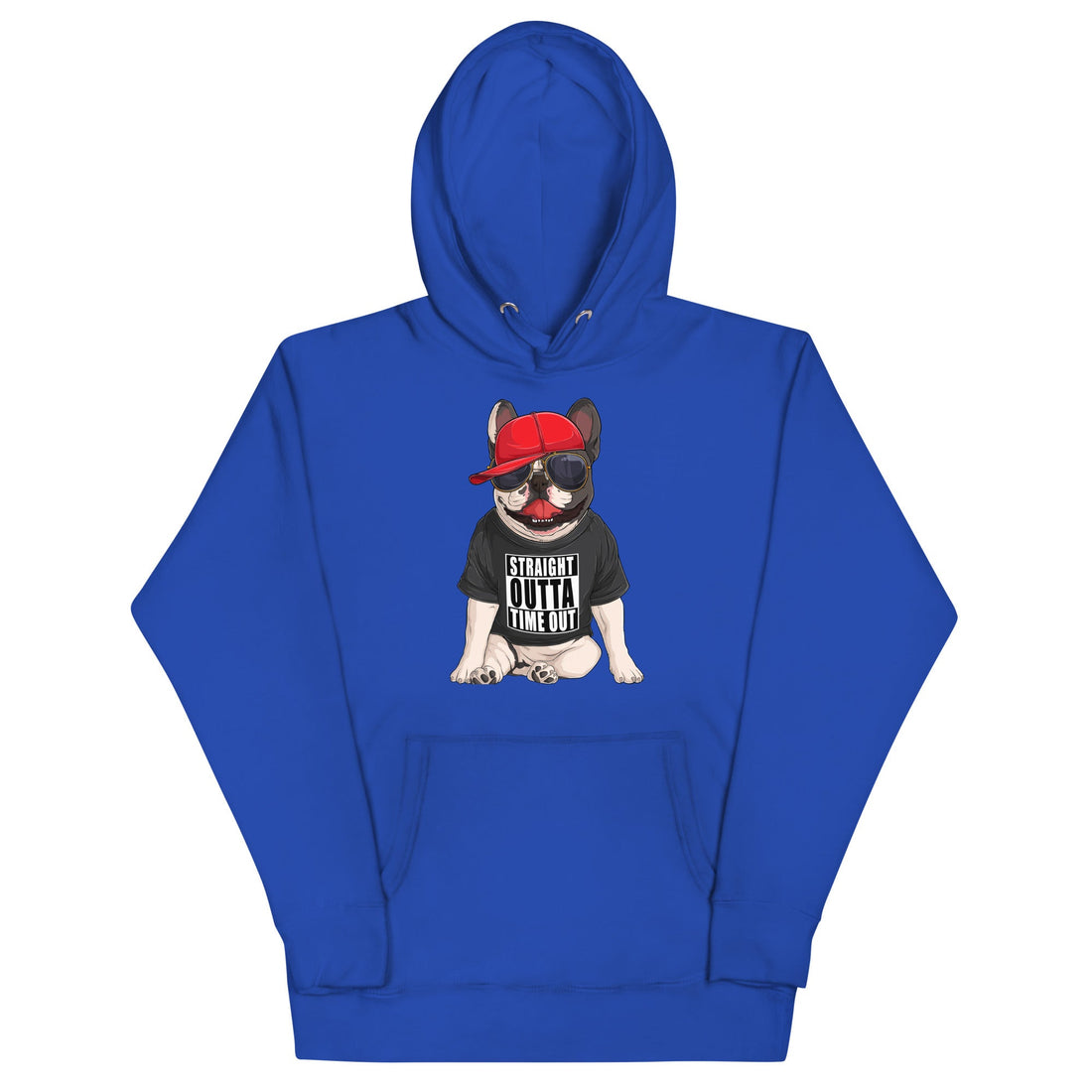 &quot;Straight Outta Time Out&quot; French Bulldog Unisex Hoodie