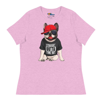 &quot;Straight Outta Time Out&quot; French Bulldog Women&