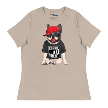 &quot;Straight Outta Time Out&quot; French Bulldog Women&