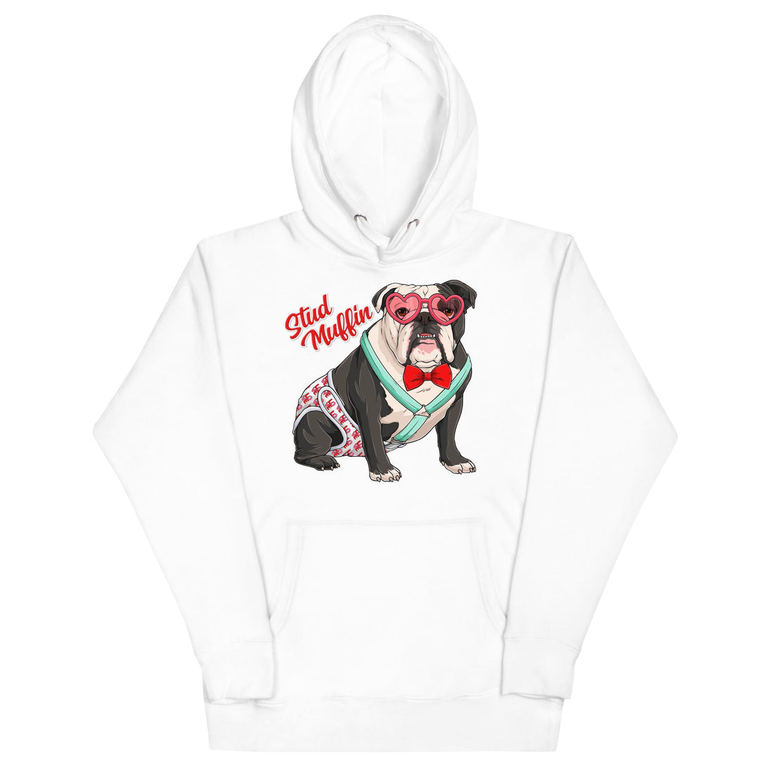 Stud Muffin (Red Love) Unisex Hoodie