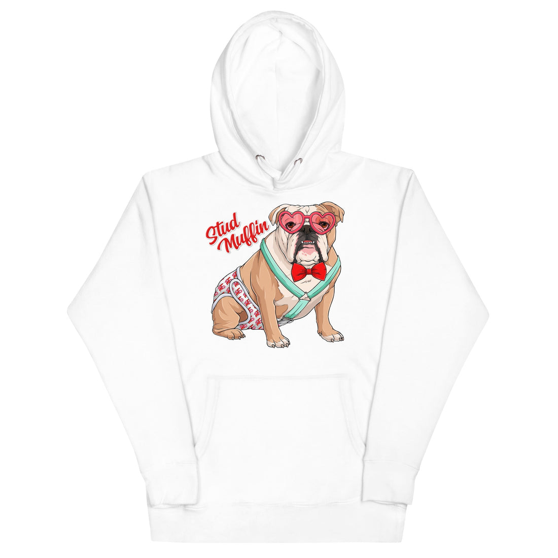 Stud Muffin (Red Love) Unisex Hoodie