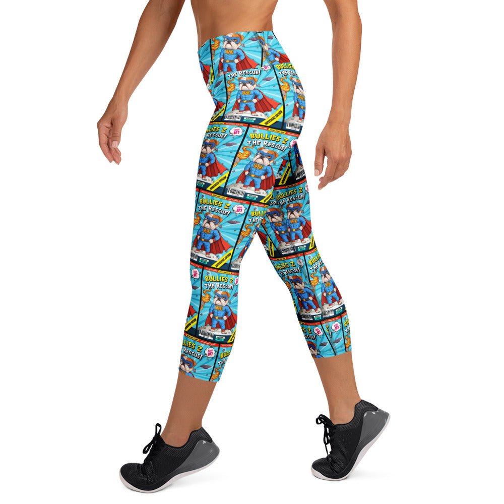 Super Bullies 2 the Rescue Comic Yoga Capri Leggings