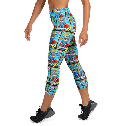 Super Bullies 2 the Rescue Comic Yoga Capri Leggings