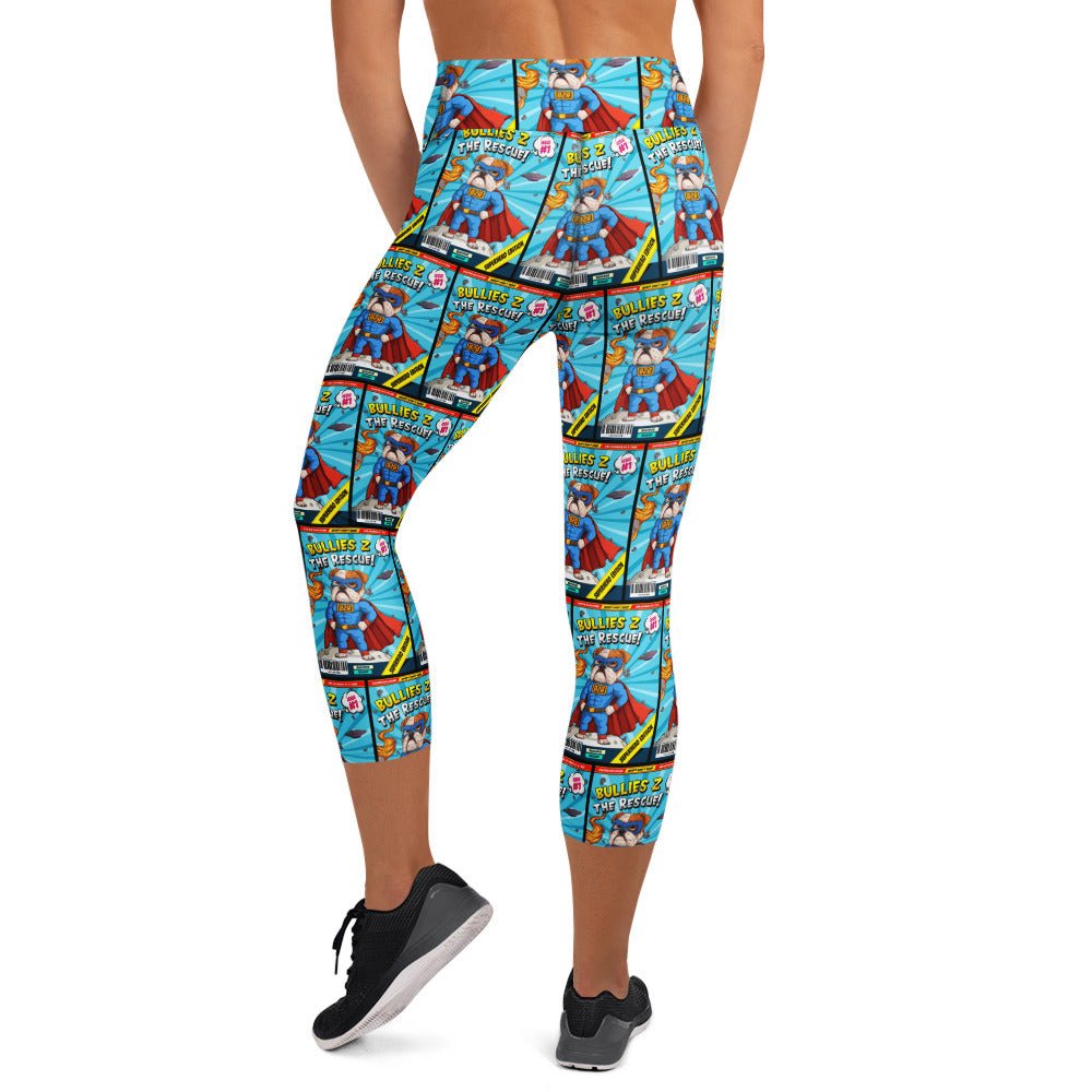 Super Bullies 2 the Rescue Comic Yoga Capri Leggings