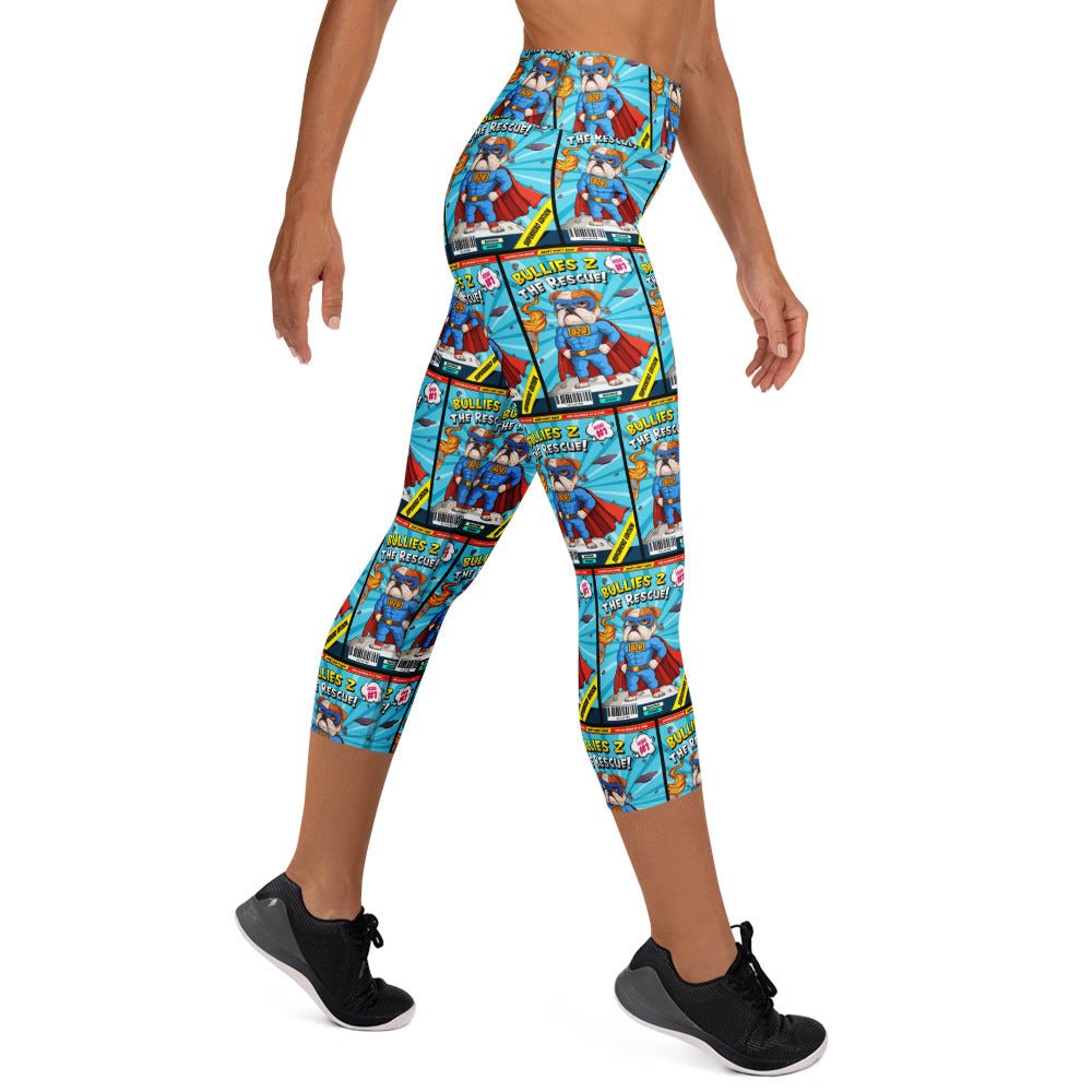 Super Bullies 2 the Rescue Comic Yoga Capri Leggings