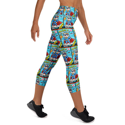 Super Bullies 2 the Rescue Comic Yoga Capri Leggings
