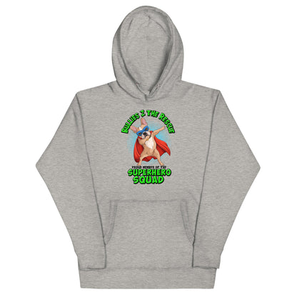 &quot;Superhero Squad&quot; Dabbing Frenchie Unisex Hoodie