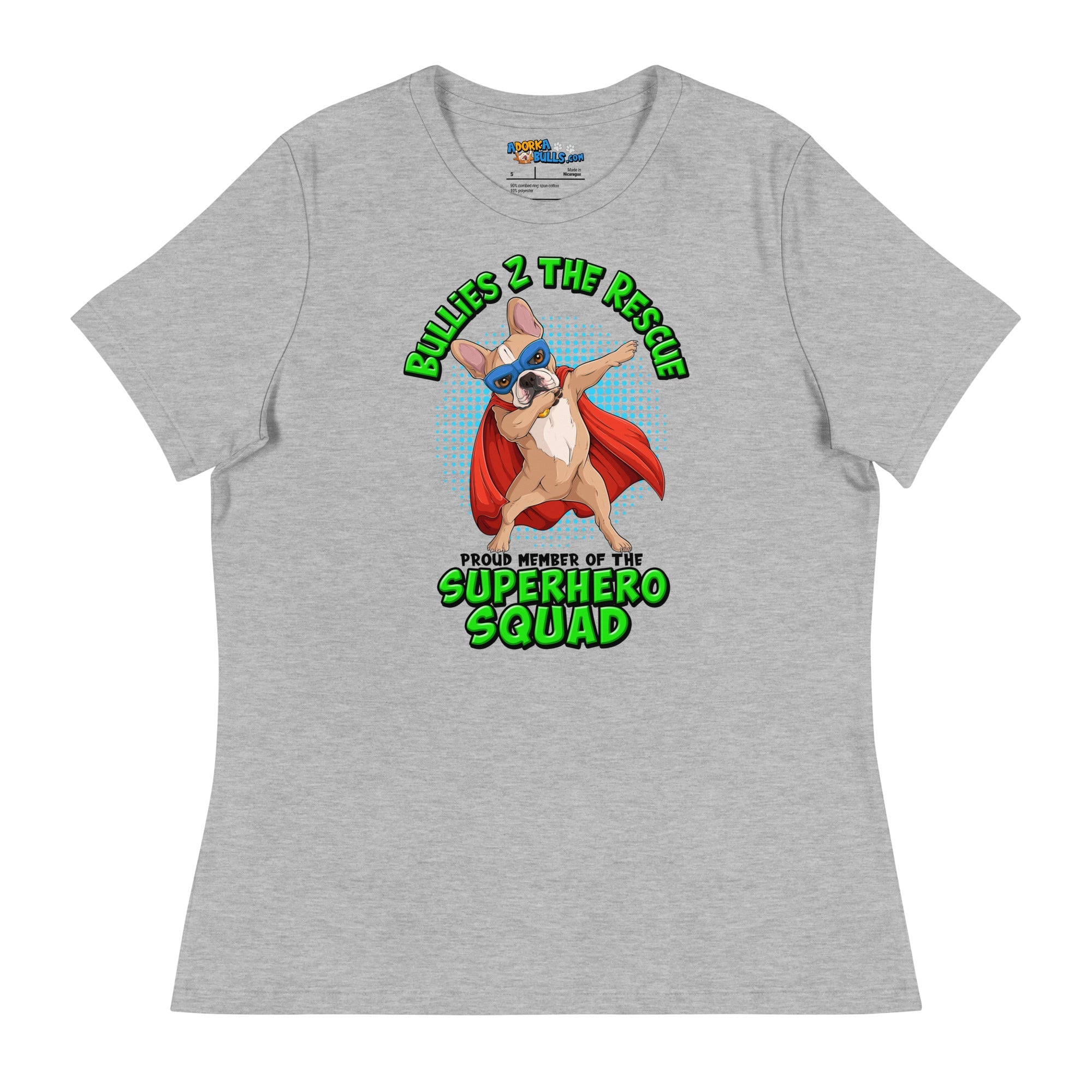 &quot;Superhero Squad&quot; Dabbing Frenchie Women&
