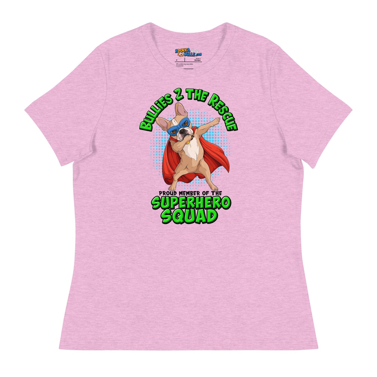 &quot;Superhero Squad&quot; Dabbing Frenchie Women&