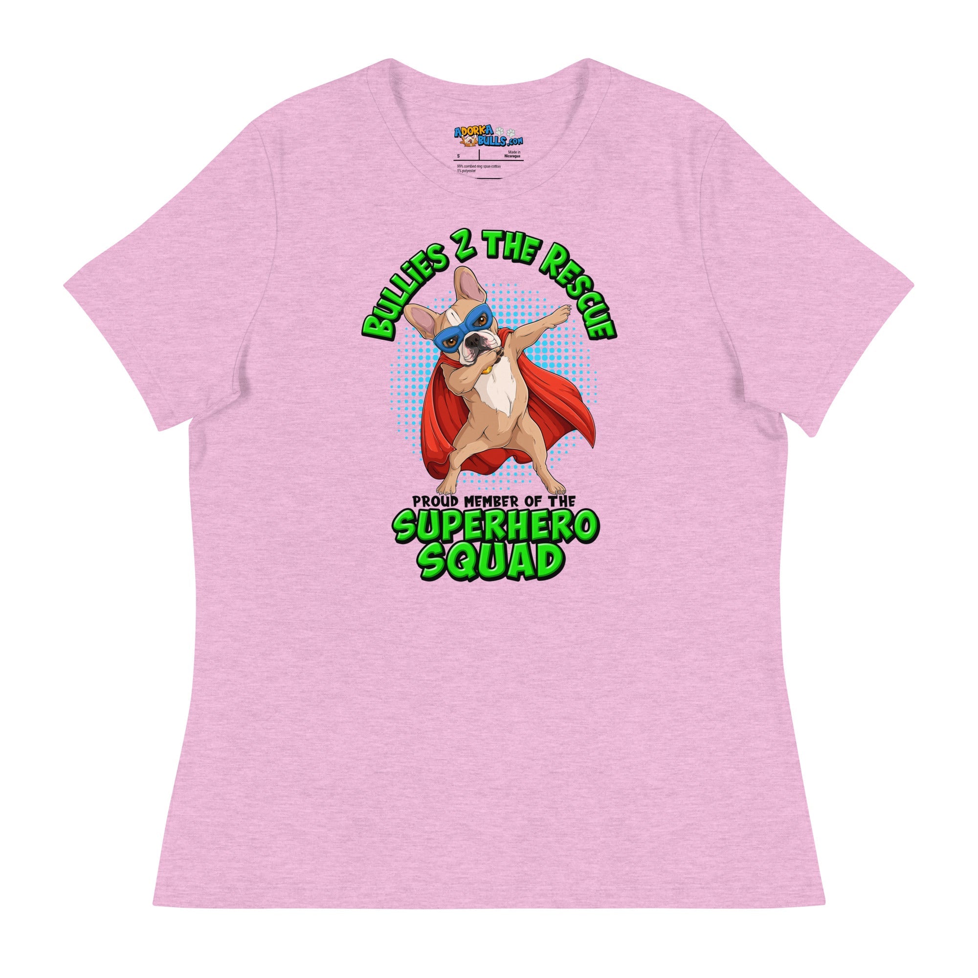 &quot;Superhero Squad&quot; Dabbing Frenchie Women&