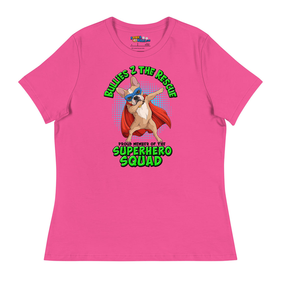 &quot;Superhero Squad&quot; Dabbing Frenchie Women&