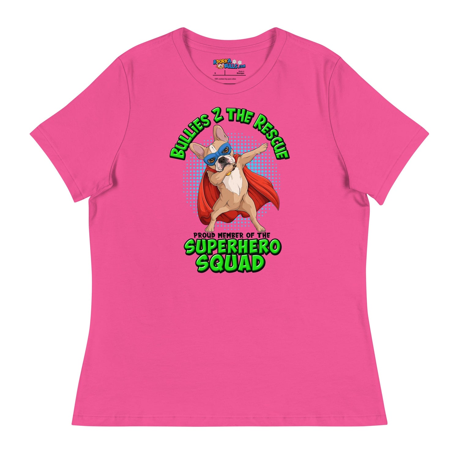 &quot;Superhero Squad&quot; Dabbing Frenchie Women&