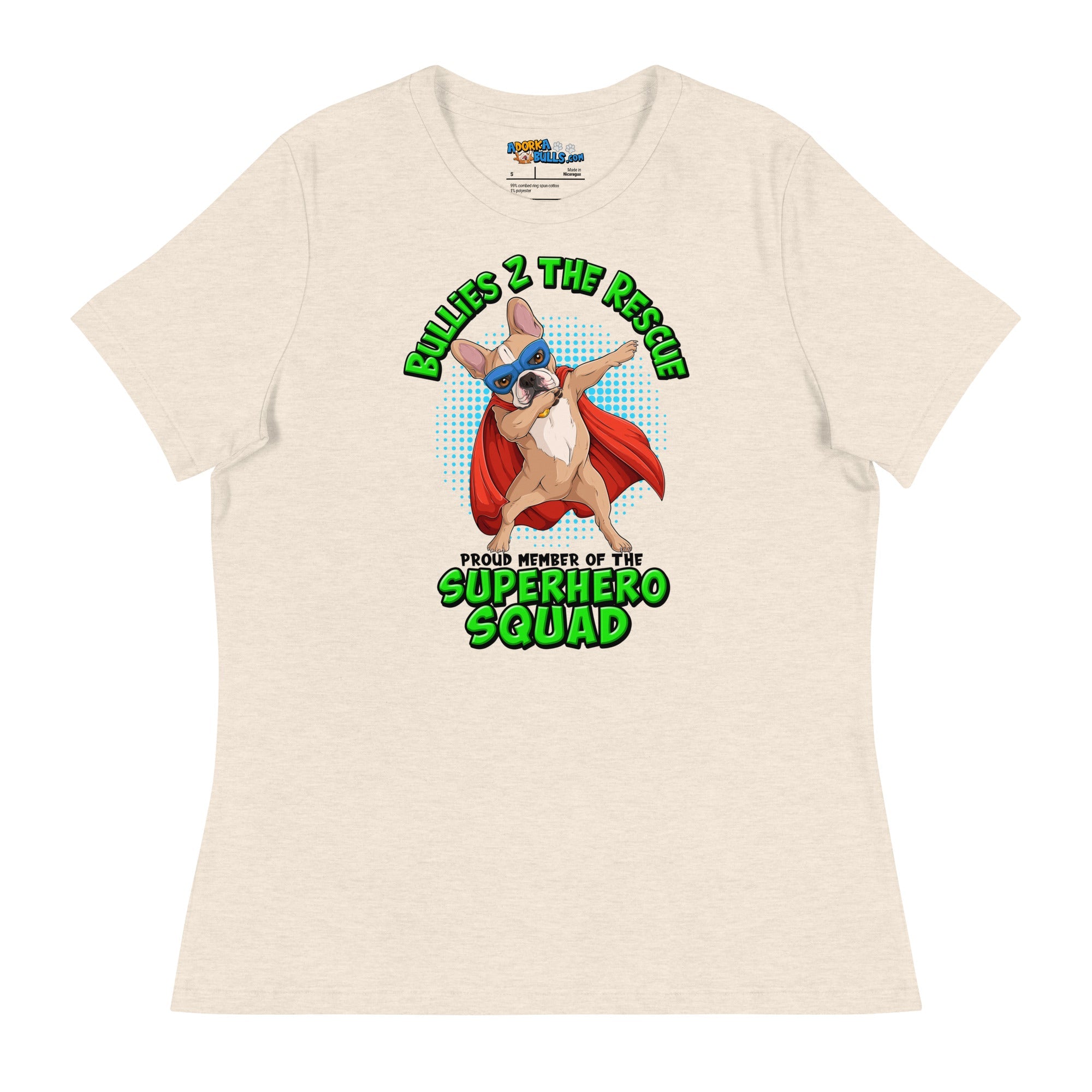 &quot;Superhero Squad&quot; Dabbing Frenchie Women&