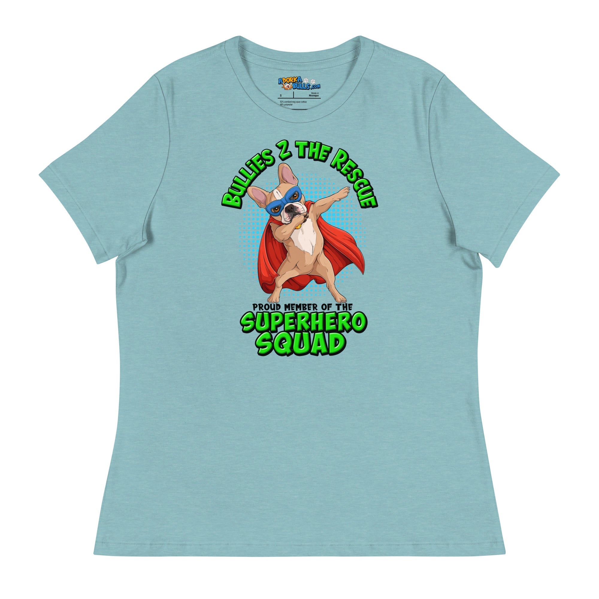 &quot;Superhero Squad&quot; Dabbing Frenchie Women&