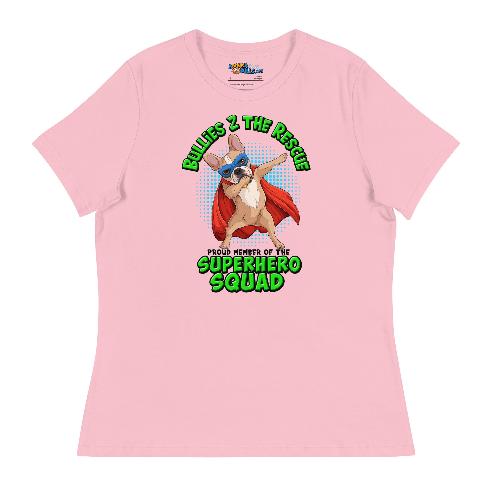 &quot;Superhero Squad&quot; Dabbing Frenchie Women&