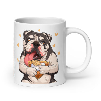 &quot;Sweet as Pumpkin Pie&quot; Bulldog Thanksgiving Mug