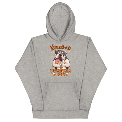 &quot;Sweet as Pumpkin Pie&quot; English Bulldog Hoodie Unisex