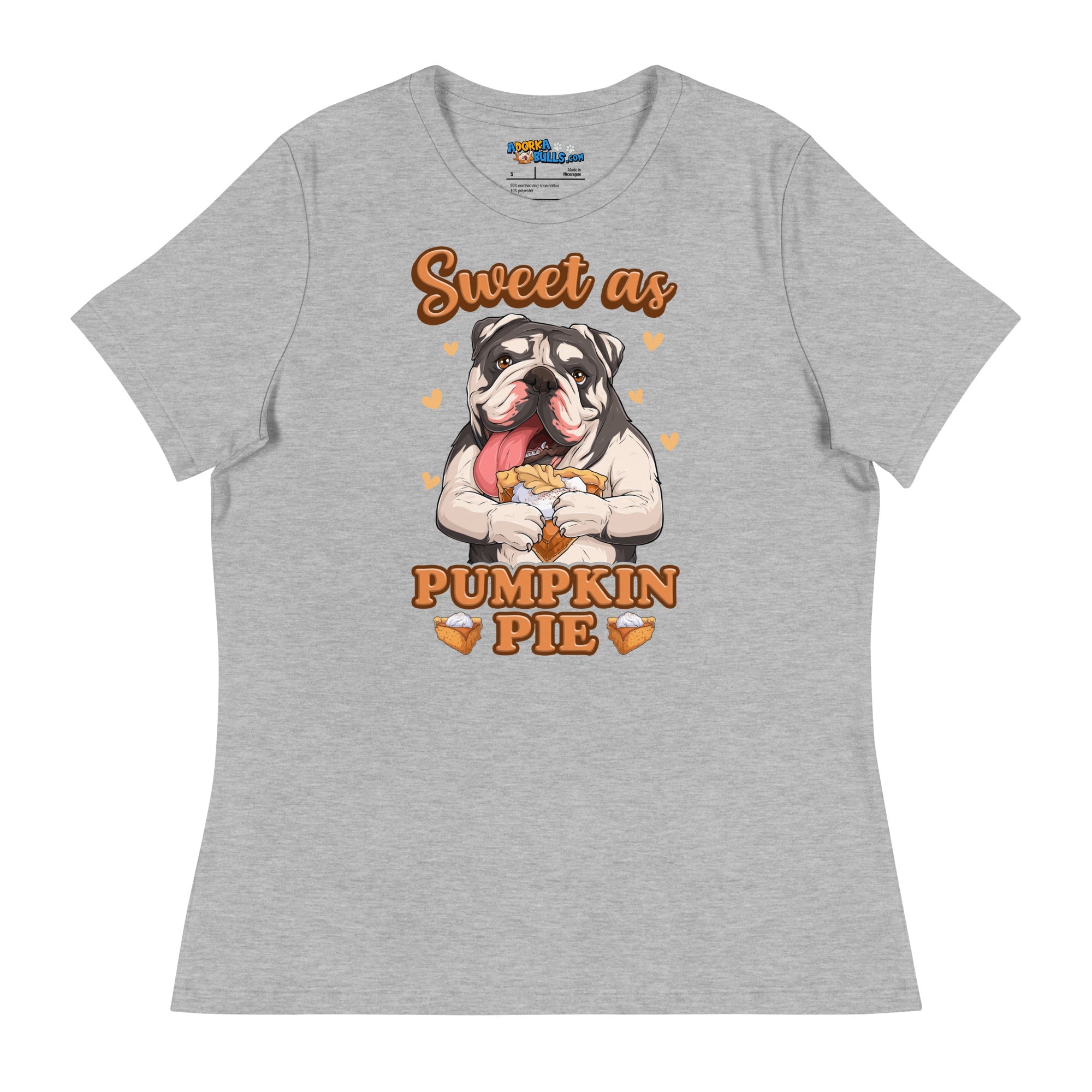 &quot;Sweet as Pumpkin Pie&quot; English Bulldog Women&