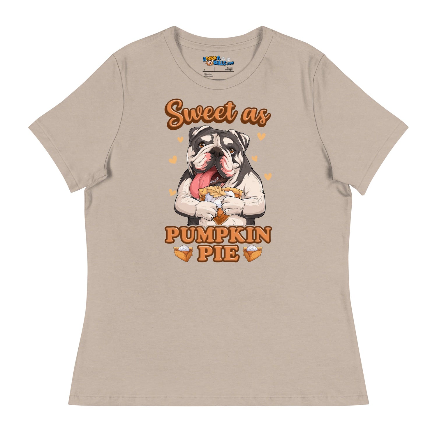 &quot;Sweet as Pumpkin Pie&quot; English Bulldog Women&