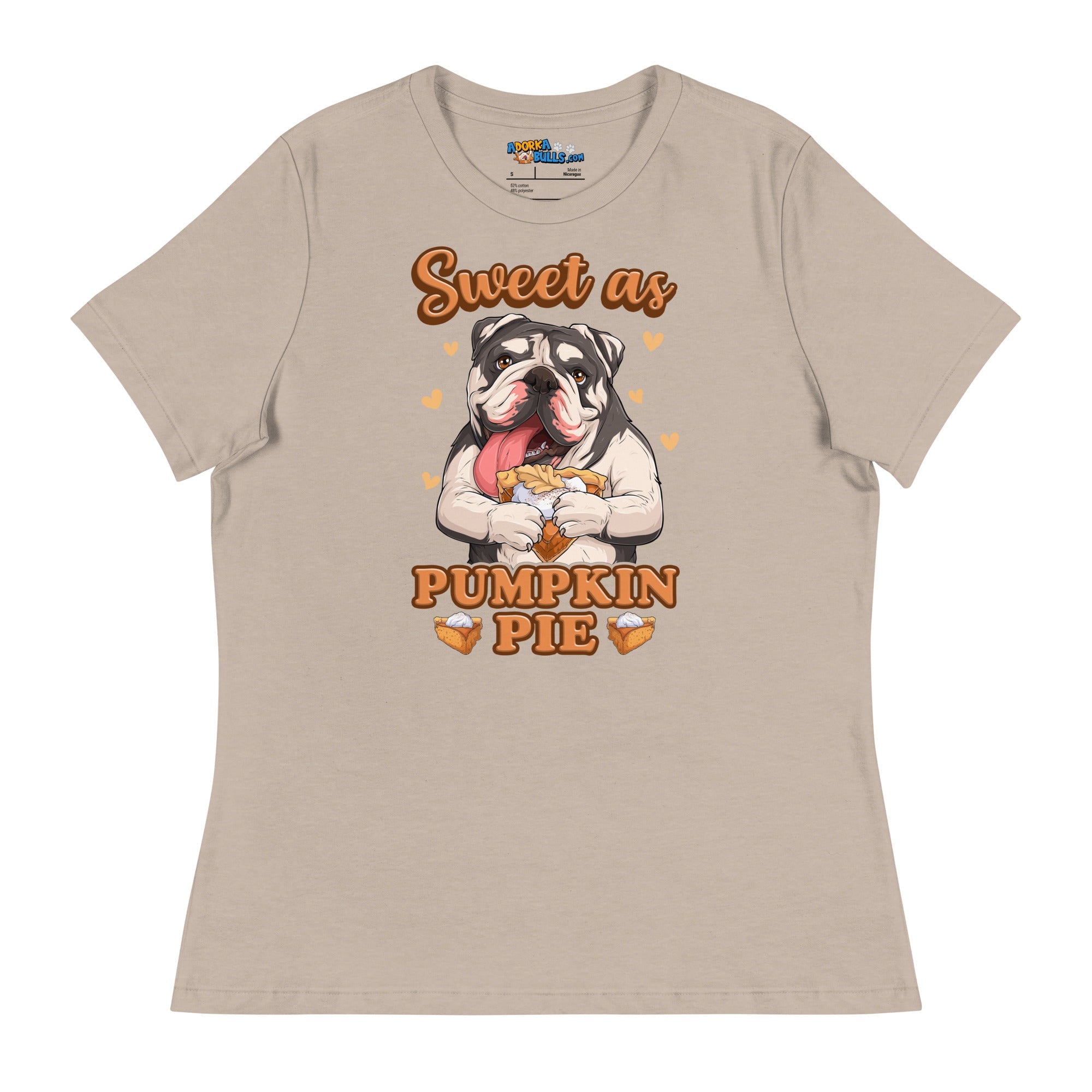 &quot;Sweet as Pumpkin Pie&quot; English Bulldog Women&