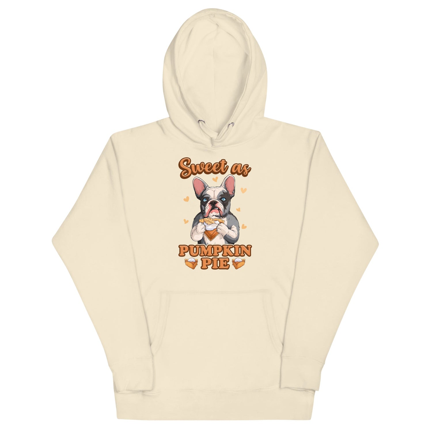 &quot;Sweet as Pumpkin Pie&quot; French Bulldog Hoodie Unisex