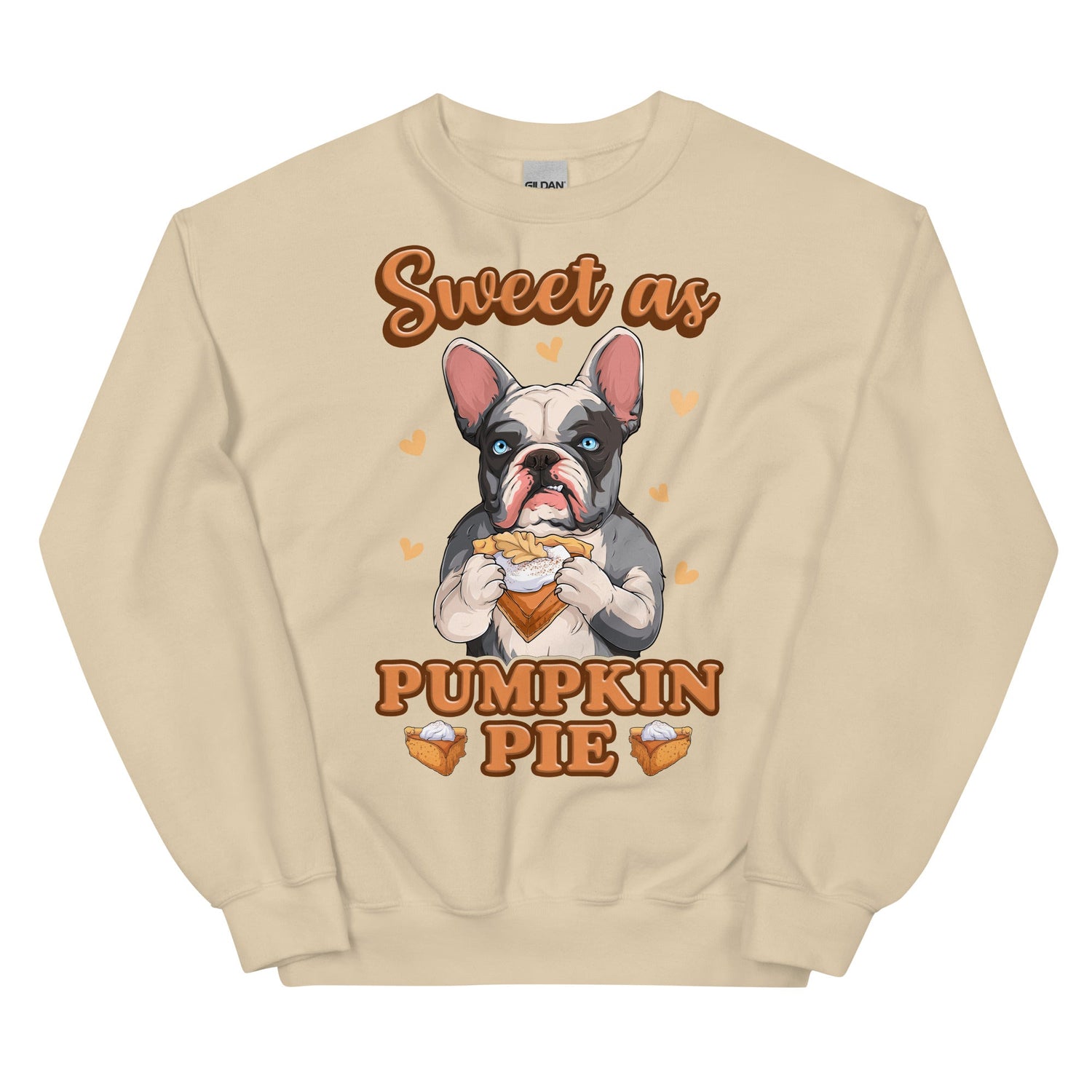 Sweet as Pumpkin Pie French Bulldog Sweatshirt
