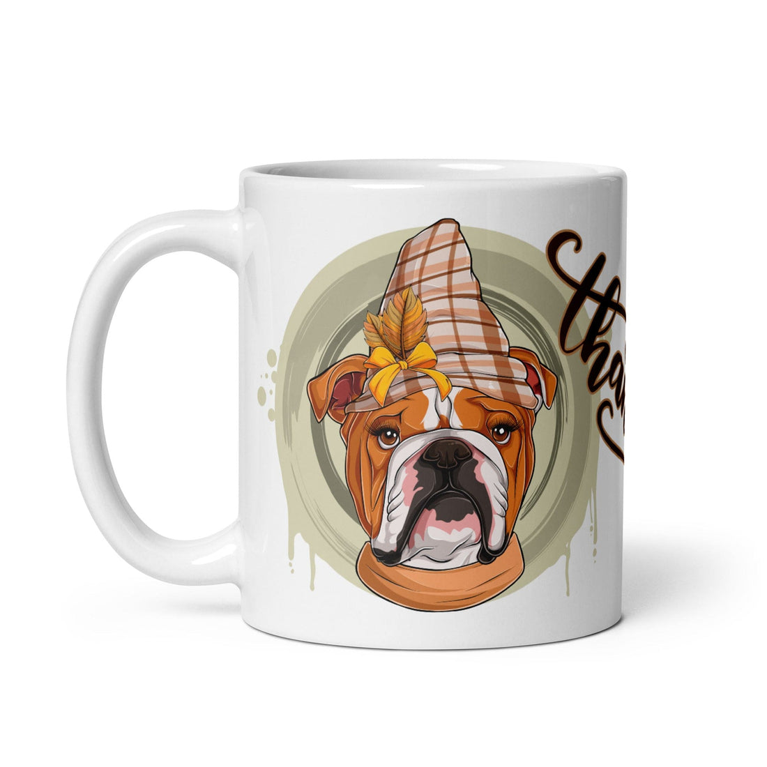 Thankful White Glossy Mug