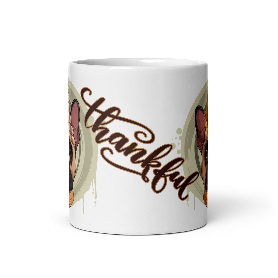 Thankful White Glossy Mug