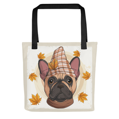 Thanksgiving Falling Leaves Tote Bag