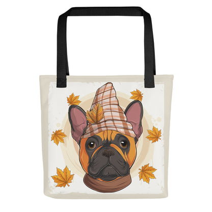 Thanksgiving Falling Leaves Tote Bag